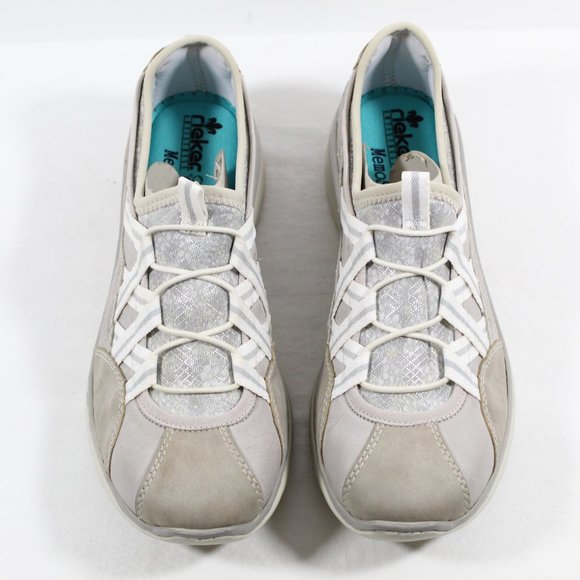 Rieker Women's L3256 Lightweight Trainers - Light Gray 41 EU - Picture 3 of 5